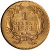 Image 2 : 1854 $1 Gold Indian Type II NGC MS63