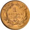 Image 2 : 1854 $1 Gold Indian Type II NGC MS63