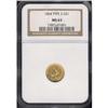 Image 3 : 1854 $1 Gold Indian Type II NGC MS63