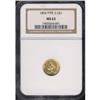 Image 3 : 1854 $1 Gold Indian Type II NGC MS62