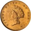 Image 1 : 1854 $1 Gold Indian Type II NGC MS62