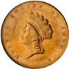 Image 1 : 1855 $1 Gold Indian Type II PCGS MS63