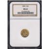 Image 1 : 1855 $1 Gold Indian Type II NGC MS62