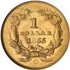 Image 2 : 1855-O $1 Gold Indian Type II NGC MS63