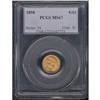 Image 3 : 1858 $1 Gold Indian PCGS MS67