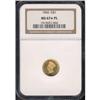 Image 3 : 1866 $1 Gold Indian NGC MS67PL *