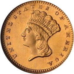 1879 $1 Gold Indian NGC MS66