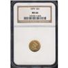 Image 3 : 1879 $1 Gold Indian NGC MS66