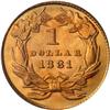 Image 2 : 1881 $1 Gold Indian PCGS MS68