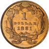 Image 2 : 1881 $1 Gold Indian PCGS MS66