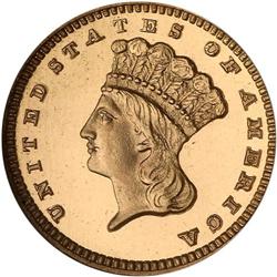 1885 $1 Gold Indian NGC PF67 CAM
