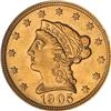 Image 1 : 1905 $2.50 Liberty NGC MS66