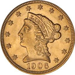 1906 $2.50 Liberty PCGS MS66