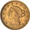 Image 1 : 1907 $2.50 Liberty NGC MS66