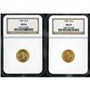 Image 1 : Lot of Two 1904 $2.5 Liberty Heads NGC MS65