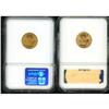 Image 2 : Lot of Two $2.5 Liberty Heads NGC MS65