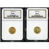 Image 1 : Lot of Two $2.5 Liberty Heads NGC MS65