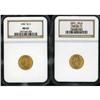 Image 1 : Lot of Two $2.50 Liberty Head NGC MS65