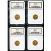Image 3 : Lot of Four $2.5 Liberty Heads NGC MS63