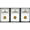 Image 1 : Lot of Three $2.5 Liberty Heads