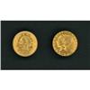 Image 3 : Lot of Two $2.5 Gold Pieces Raw