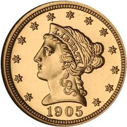 1905 $2.50 Liberty NGC PF67 CAMEO