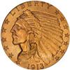 Image 1 : 1913 $2.50 Indian PCGS MS64