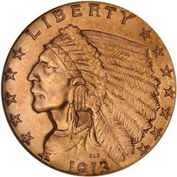 1913 $2.50 Indian NGC MS64
