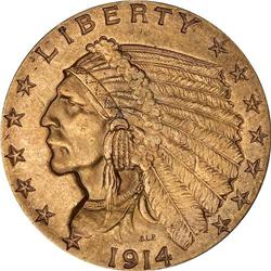 1914 $2.50 Indian