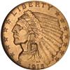 Image 1 : 1915 $2.50 Indian NGC MS64