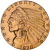Image 1 : 1928 $2.50 Indian PCGS MS64