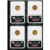 Image 2 : Lot of Four $2.5 Indian Eagles NGC MS63