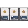 Image 2 : Lot of Three $2.50 Indian Eagles NGC MS63