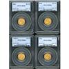Image 1 : Lot of Four $2.5 Indian Heads PCGS MS63
