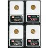 Image 2 : Lot of Four $2.5 Indian Heads NGC MS63
