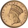 Image 1 : 1856 $3 Gold NGC AU58