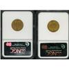 Image 2 : Lot of Two 1854 Three Dollar Gold Pieces NGC AU58