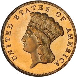 1883 $3 Gold NGC PF65 ULTRA CAMEO