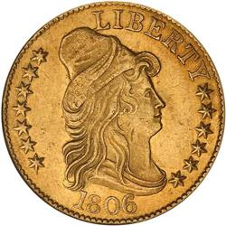 1806 $5 Bust. Round 6 NGC MS63