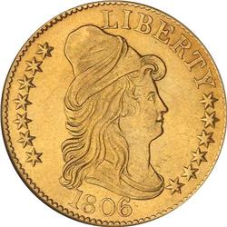 1806 $5 Bust. Round 6 NGC MS63