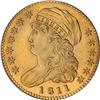 Image 1 : 1811 $5 Bust. Tall 5 PCGS MS63