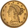 Image 1 : 1845-D $5 Liberty NGC MS61