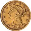 Image 1 : 1845-D $5 Liberty ANACS EF40 Details