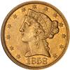 Image 1 : 1858-C $5 Liberty NGC AU58