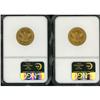 Image 2 : Lot of Two Liberty Half Eagles NGC AU58