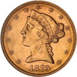 1879-S $5 Liberty NGC MS64