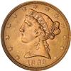 Image 1 : 1902-S $5 Liberty NGC MS67