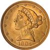 Image 1 : 1904 $5 Liberty NGC MS67