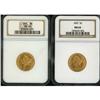 Image 1 : Lot of Two Liberty Half Eagles NGC MS64