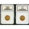 Image 3 : Lot of Two Liberty Half Eagles NGC MS64